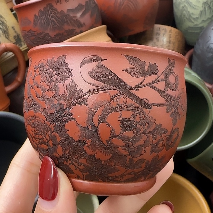 紫砂茶杯紫砂杯主人杯！