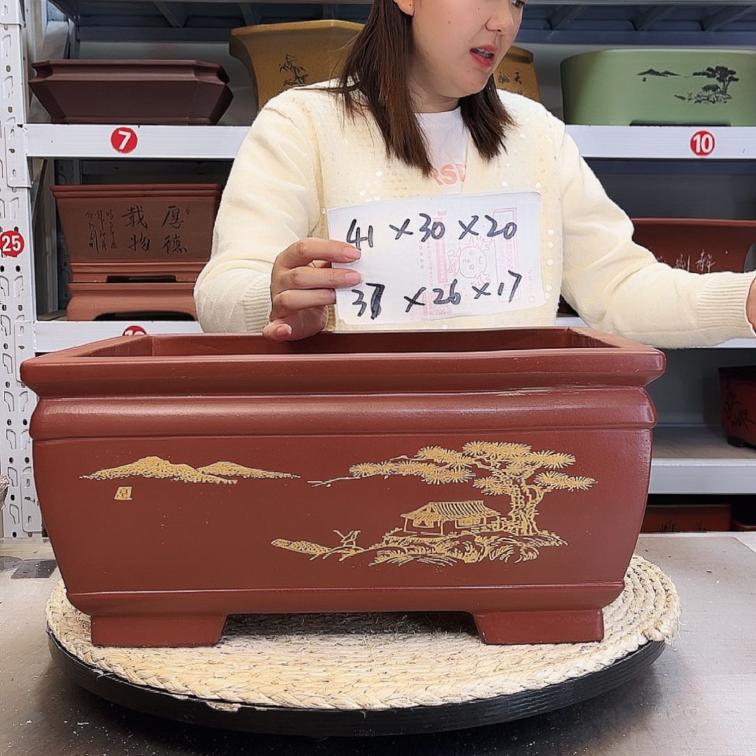 紫砂花盆紫砂花盆