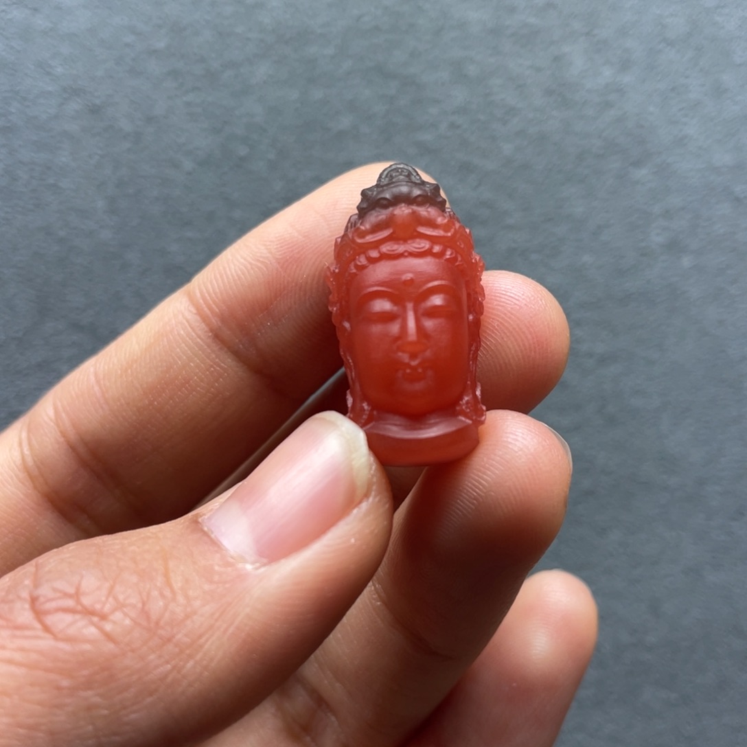 南红玛瑙配饰未镶嵌观音