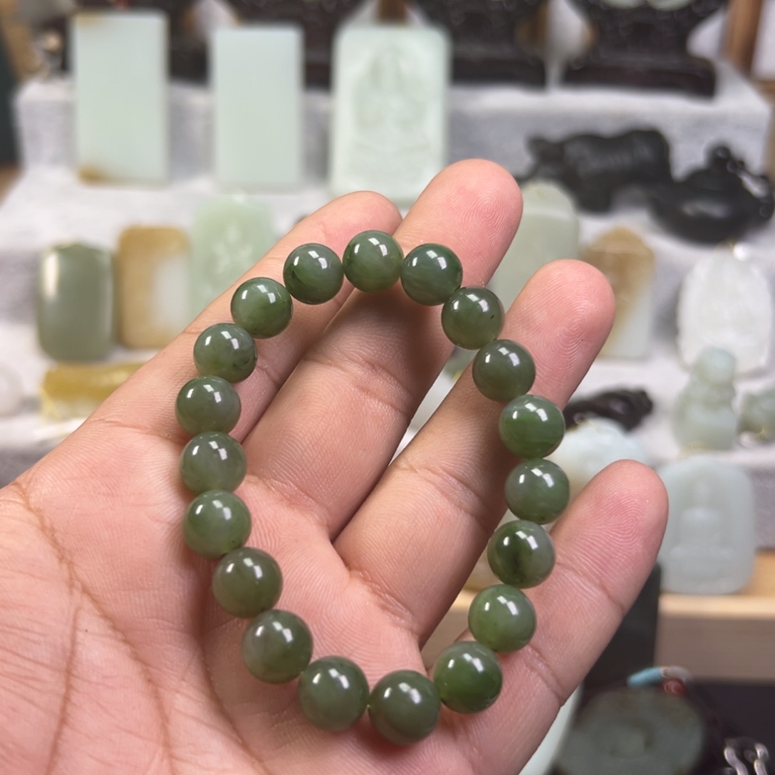 和田玉手链未镶嵌