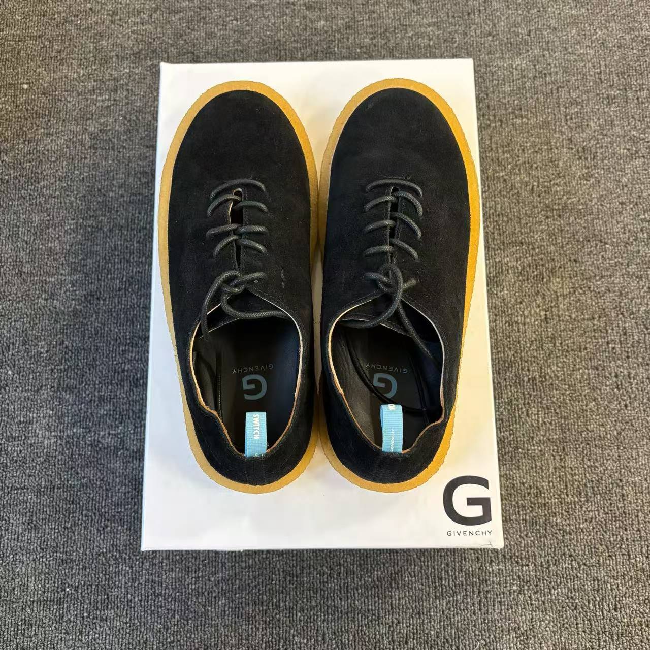 未使用 Givenchy/纪梵希 (pm)黑色板鞋 全新原盒39码/2466