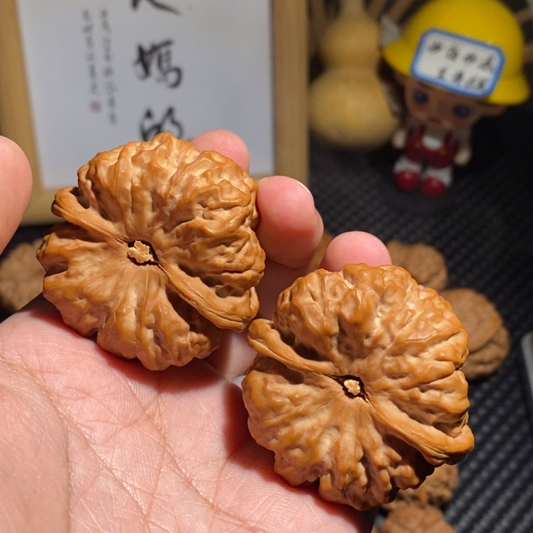 文玩核桃把件楠*蛤蟆46