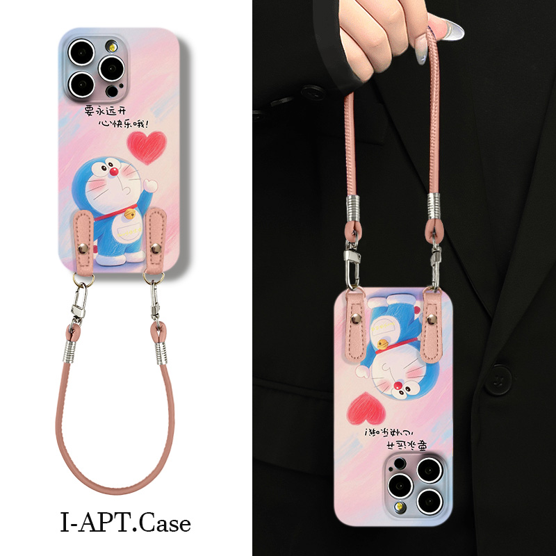 永远开心爱心叮当菲林软壳适用iPhone苹果16手机壳华为oppo小米vi
