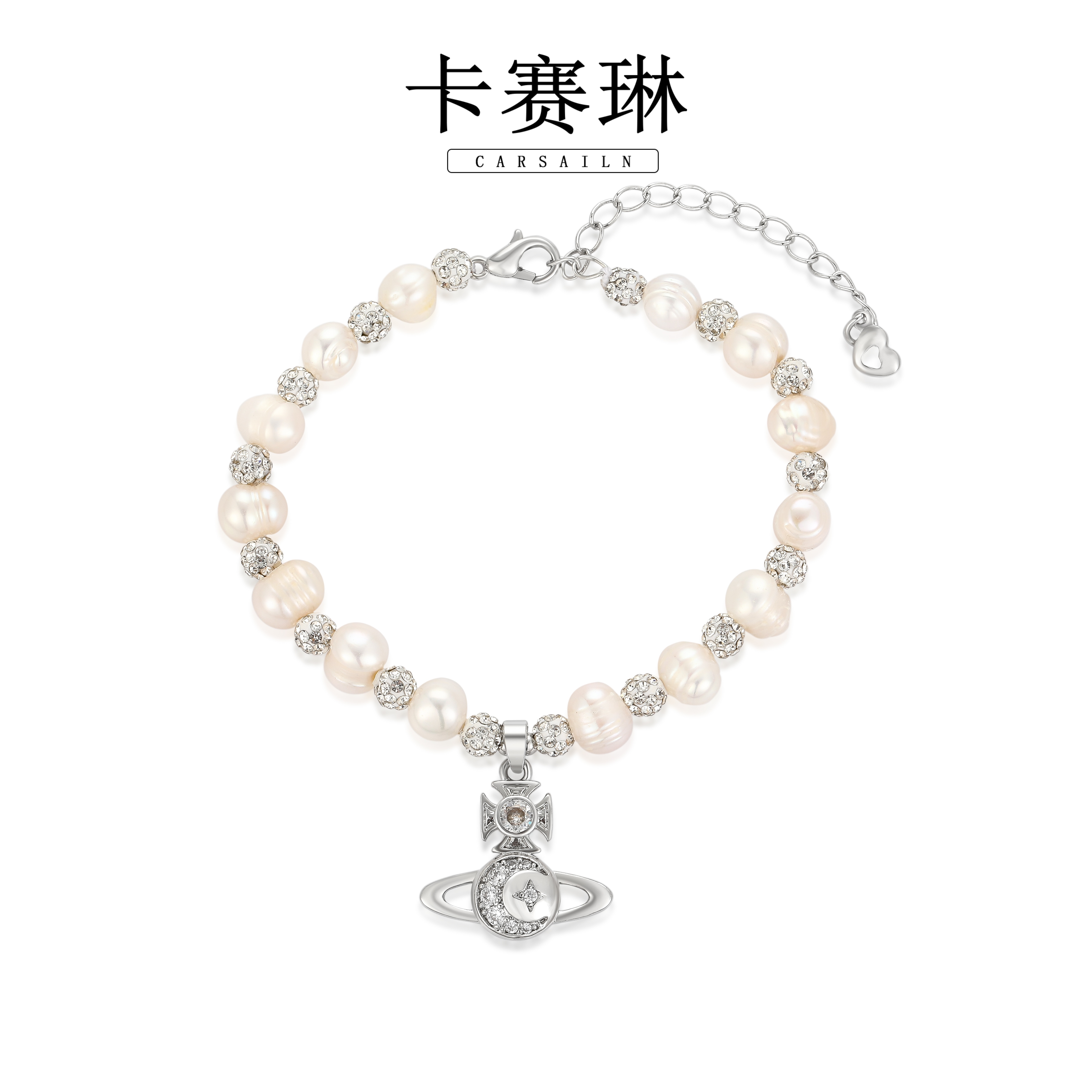 卡赛琳carsailn/ 镀K金 星球轻奢高定手链 1391