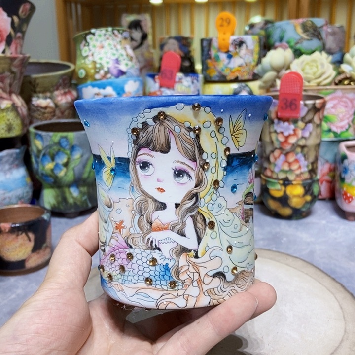 景德镇艺术手绘作品