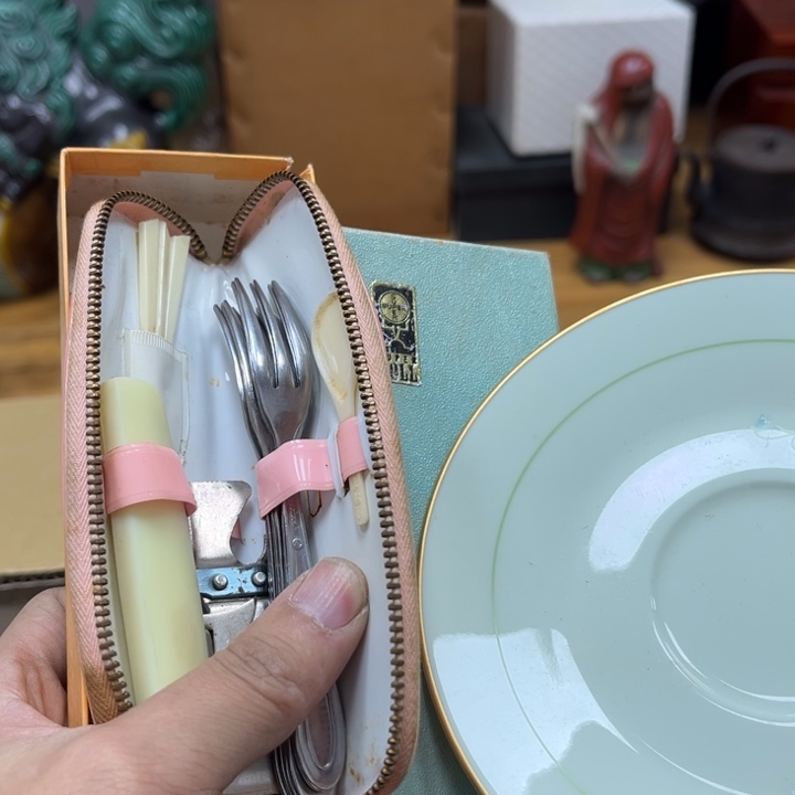 瓷片摆件工艺品瓷器摆件777 