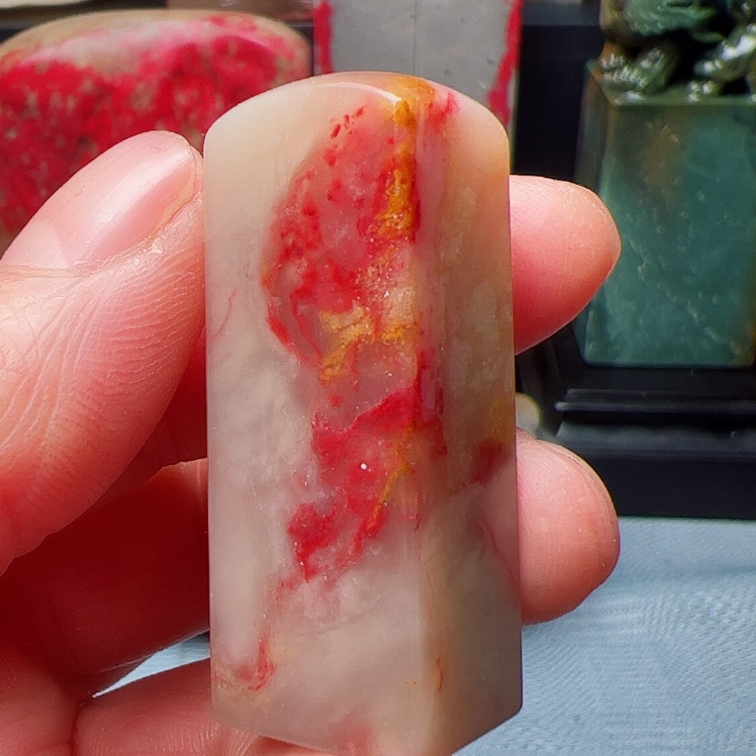 昌化石昌化鸡血石印章