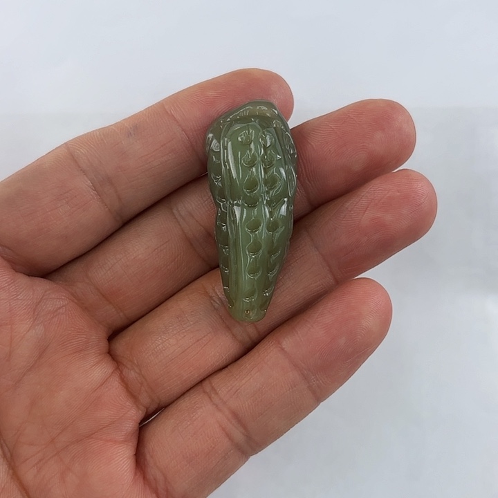 吊坠(不含链)未镶嵌和田玉兜***米