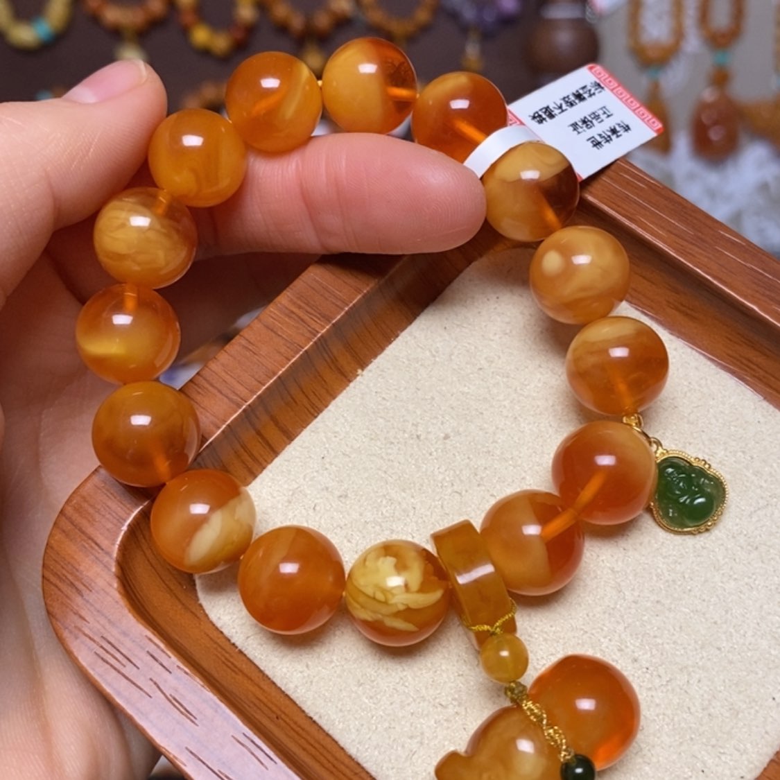 【闪购商品】手链蜜蜡未镶嵌手串
