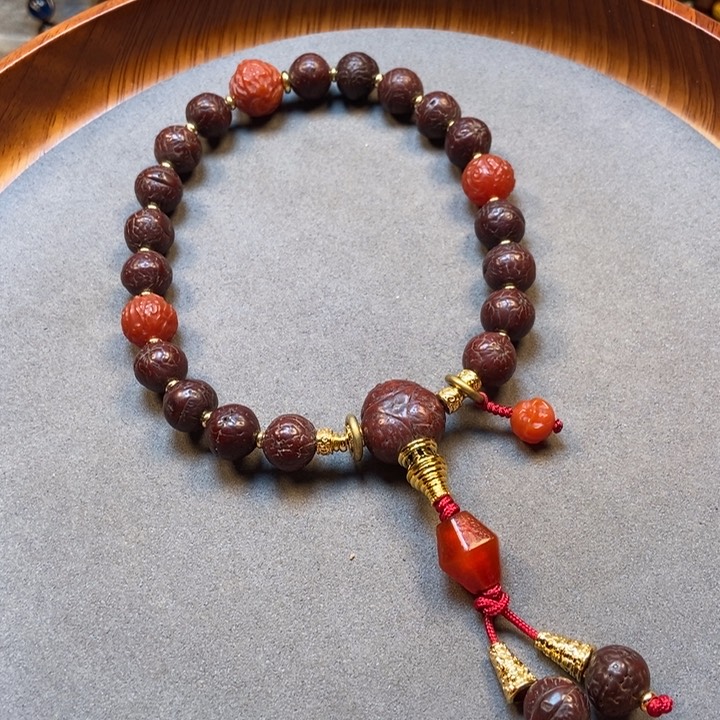 菩提把件未镶嵌凤眼菩提子