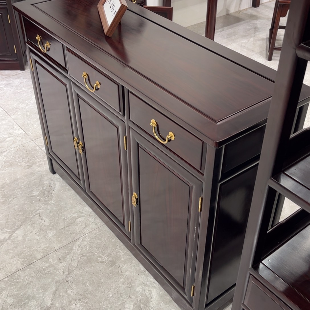 储物柜黑酸枝木类餐边柜