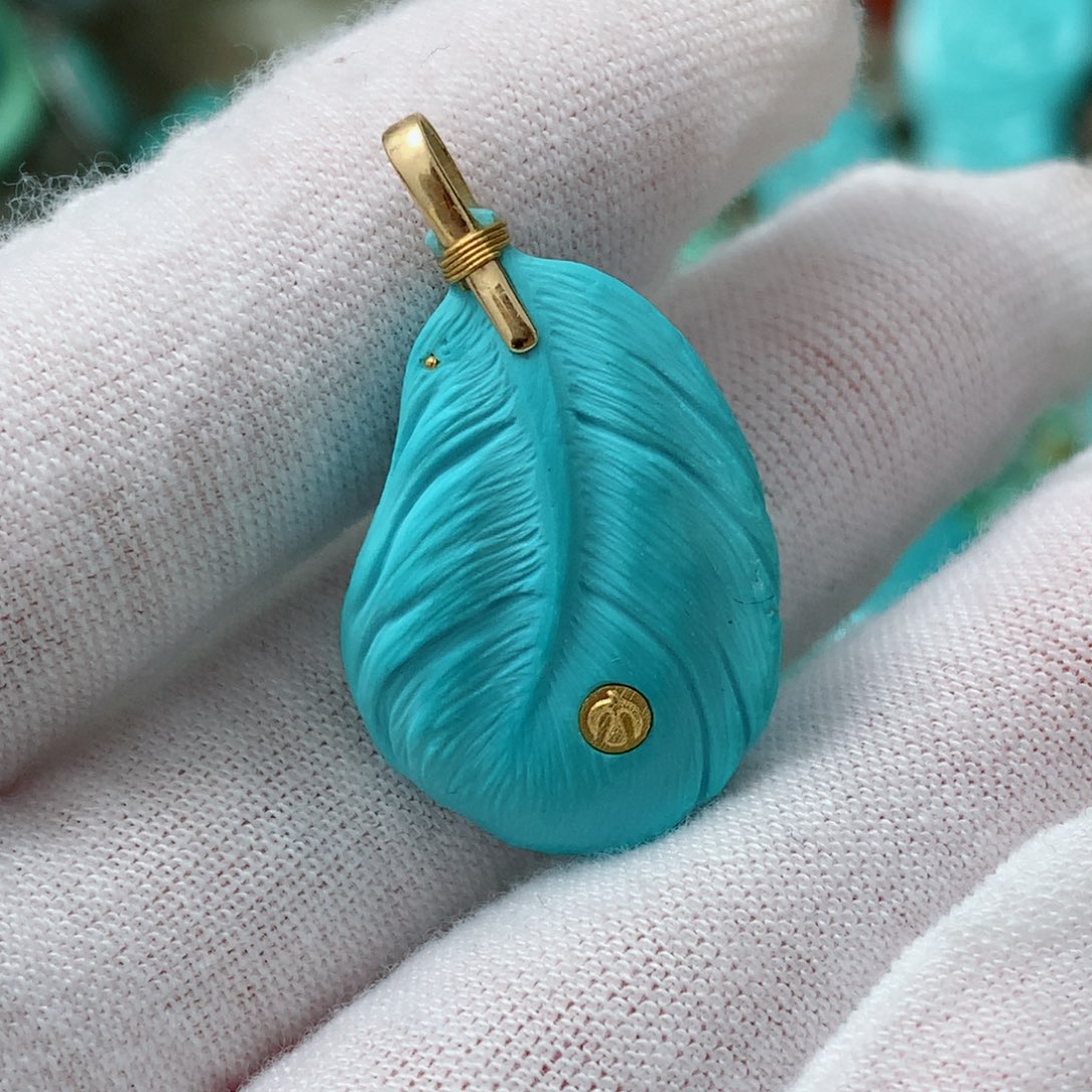 绿松石珠宝奇石未镶嵌