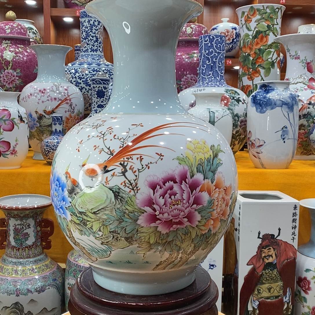 摆件m**i景德镇陶瓷赏瓶