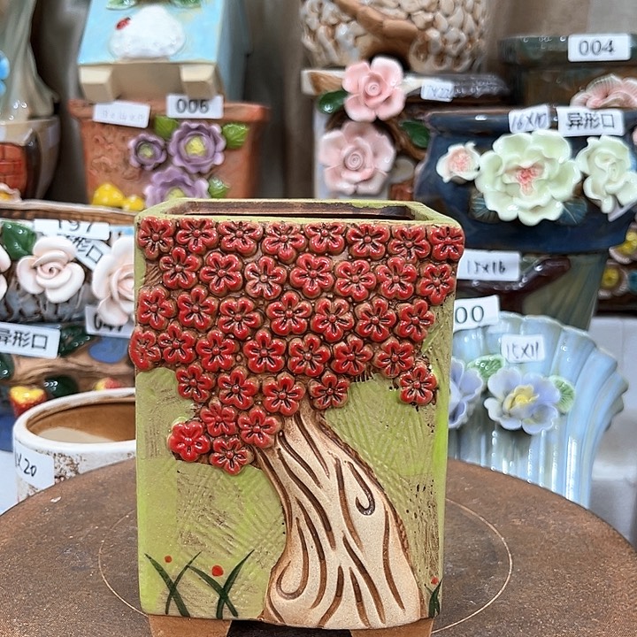 红陶粗陶花盆粗陶花盆