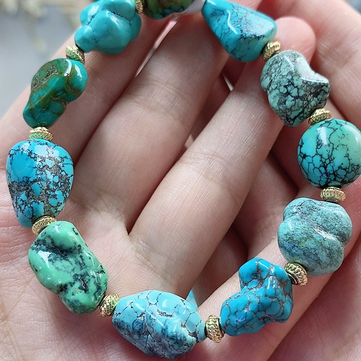 未镶嵌绿松石珠宝奇石