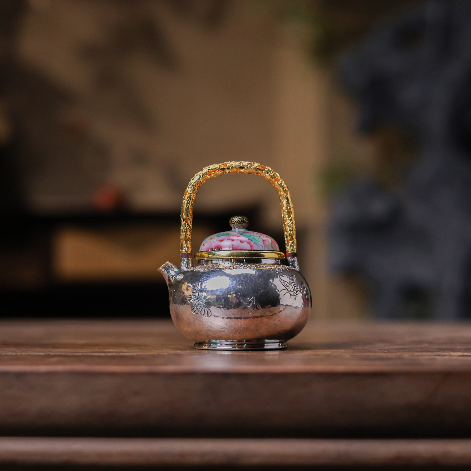 【福器】万花-华隐堂&南絮-提梁壶（南絮0020）