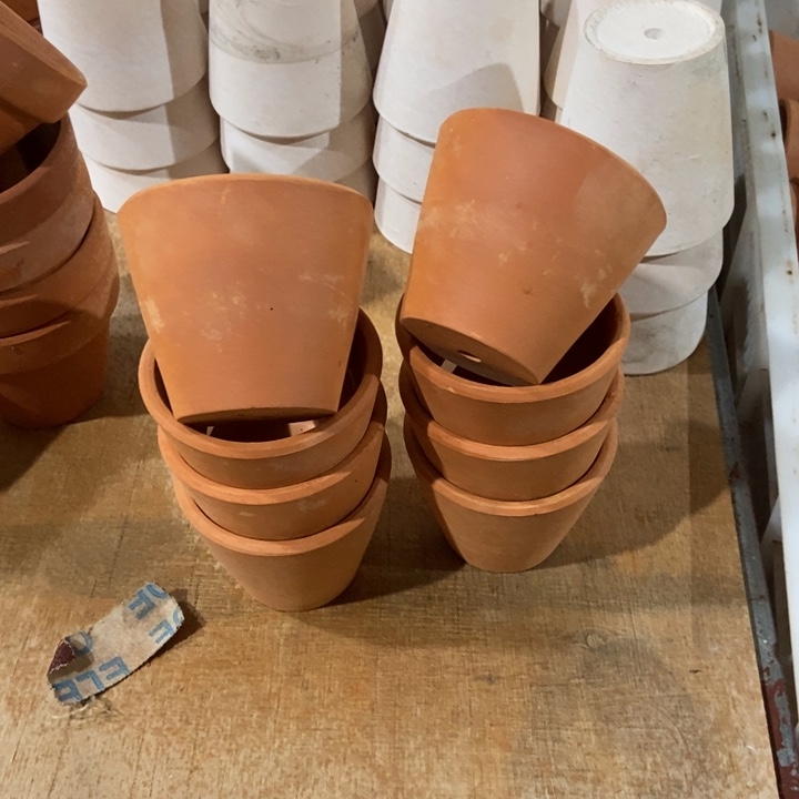 瑕疵紅陶7.5×6-8     