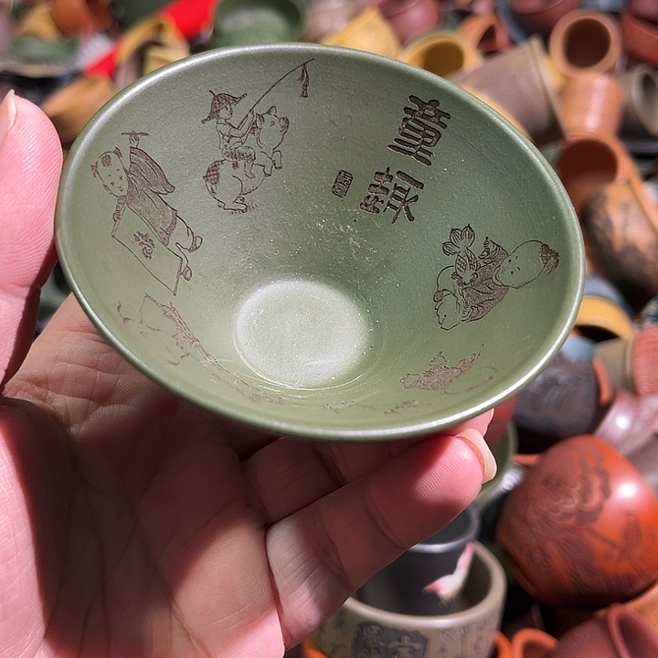 紫砂茶杯全手工紫砂主人杯