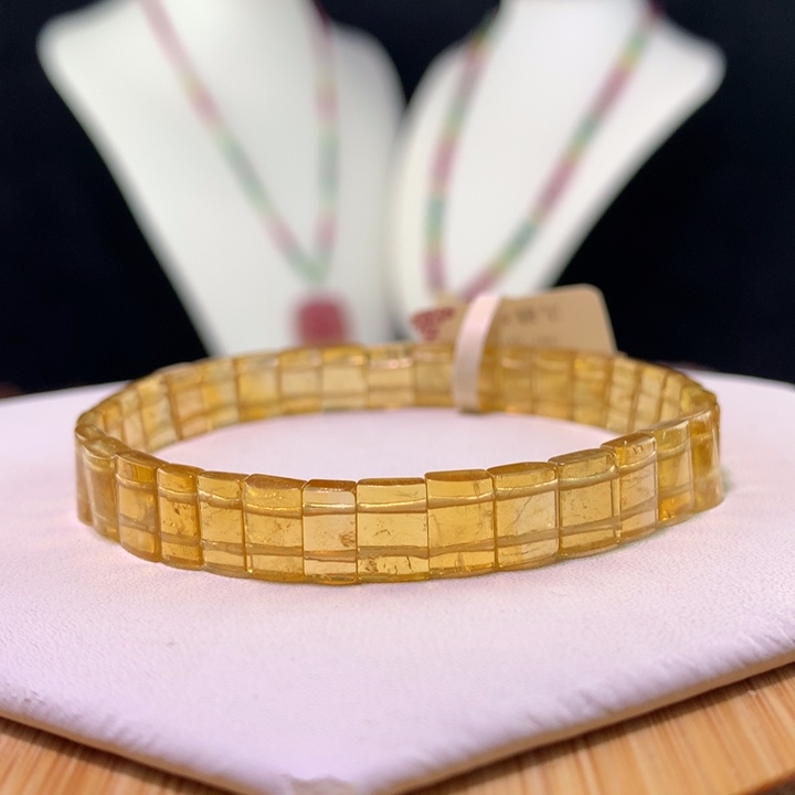 双色碧玺手链未镶嵌