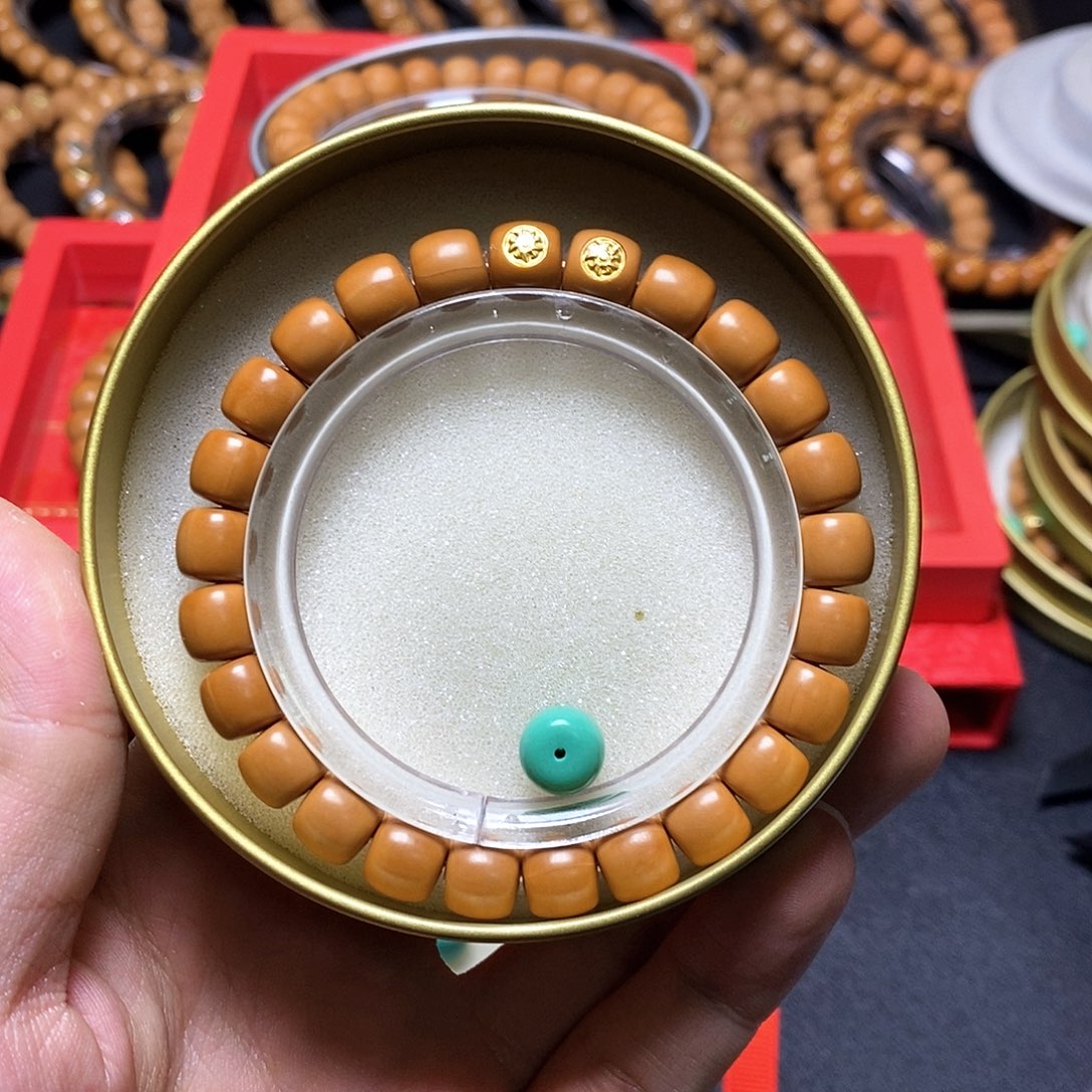 猴头核桃手串双18k金标问道老邢尺寸9左右全品72号