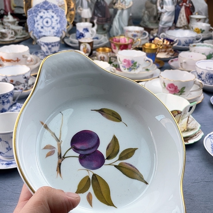 中古欧瓷瓷器小房子