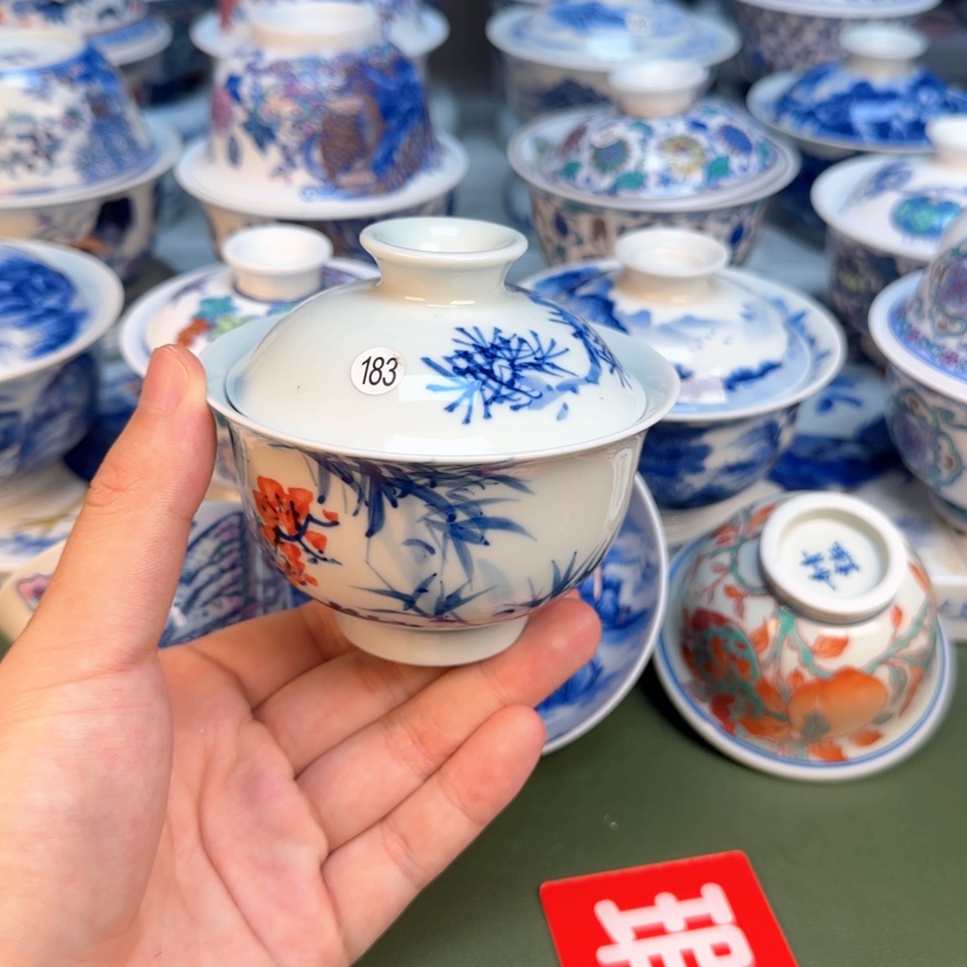 彦祖纯手工手绘茶具183
