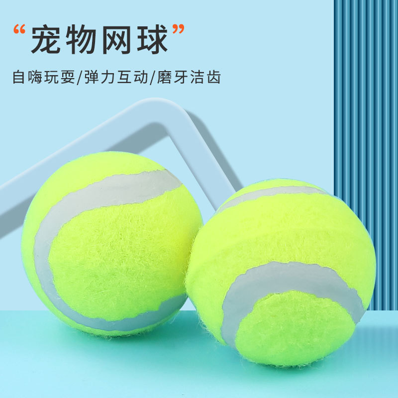 狗狗玩具弹力网球大中小型犬小狗啃咬玩具橡胶训练球激光笔逗猫