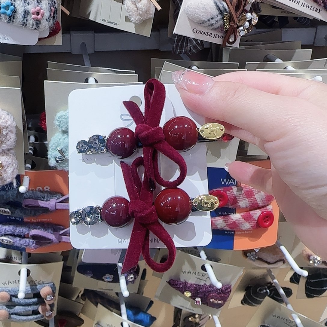 皮质非金属珍珠压夹