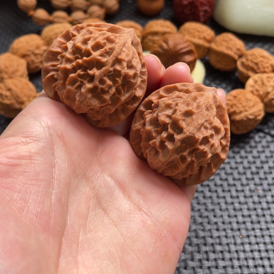 吊坠文玩核桃龙鳞纹41+全品