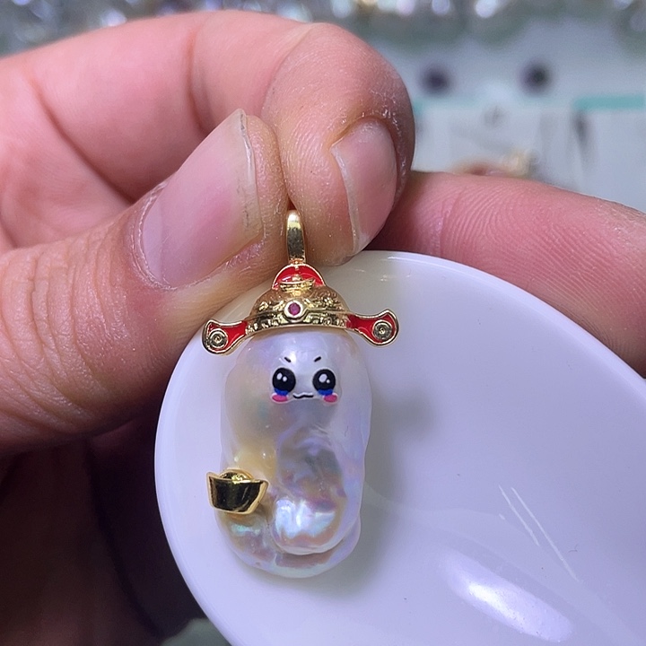 未镶嵌淡水珍珠颈饰15