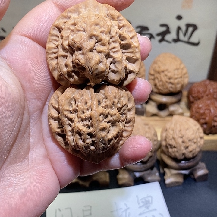 文玩核桃把件易*42蓟县佛肚