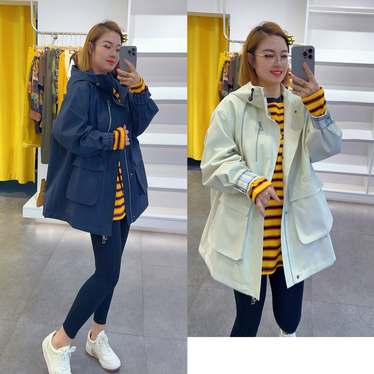 淡彩【阔版风衣】2025新款简约款风衣外套