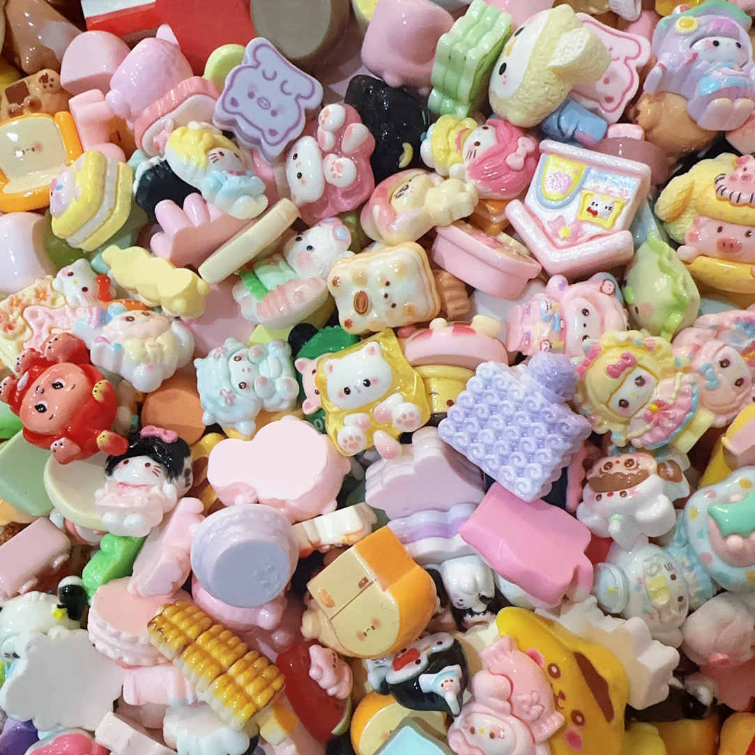 混款仿真食玩定制立体手工diy树脂配件卡通饰品