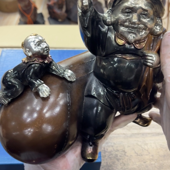 合金古美术置物摆件