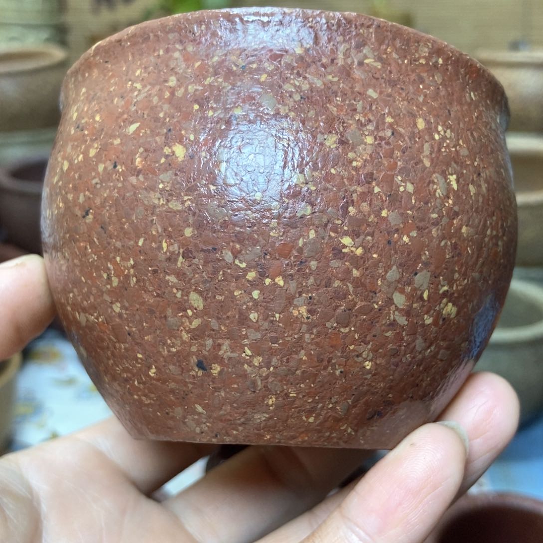 茶杯紫砂八目手工泥230毫升