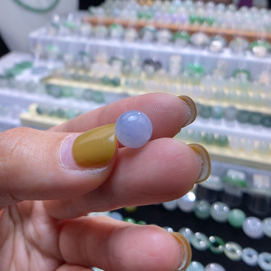 翡翠未镶嵌颈饰9蓝紫不退换