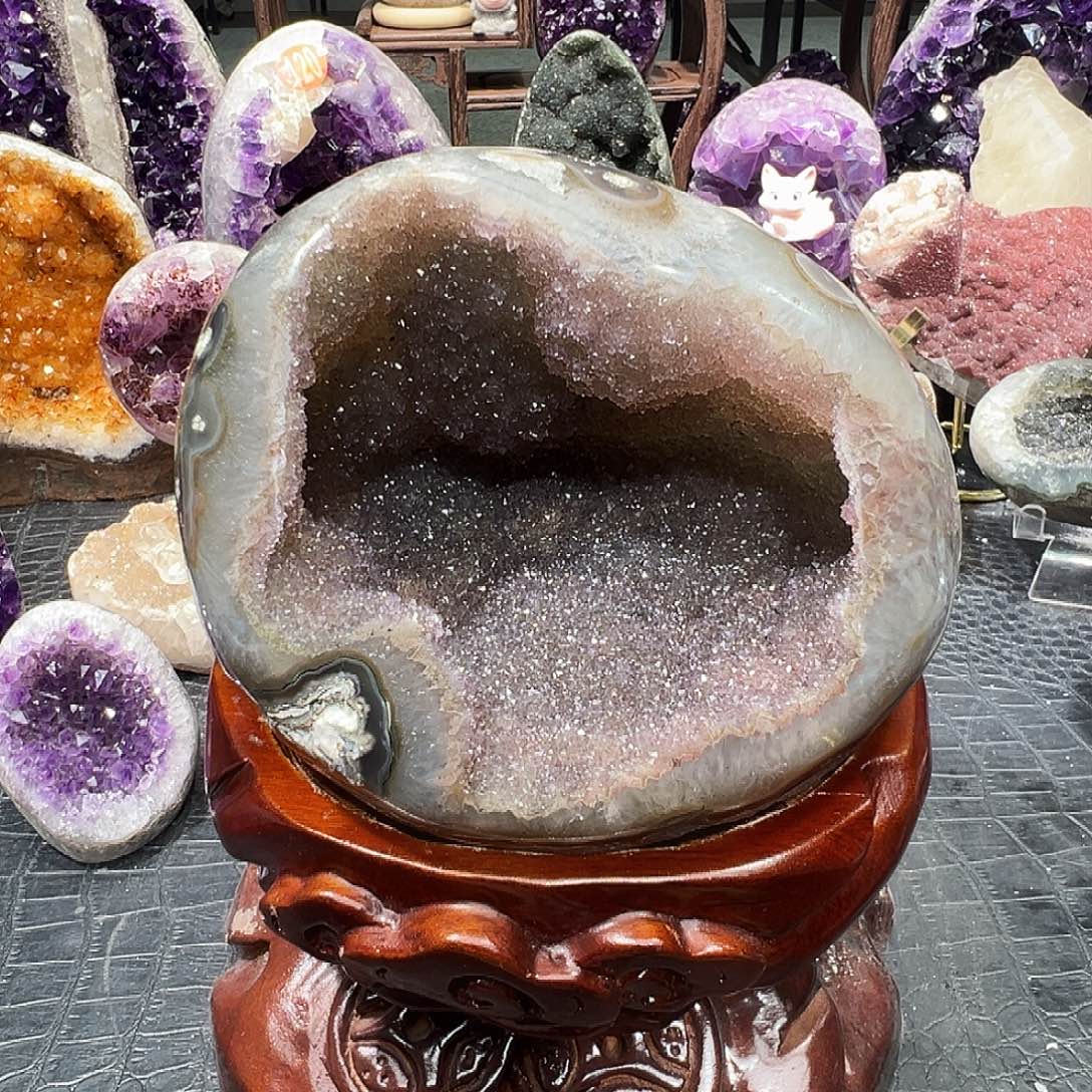珠宝半成品未镶嵌紫晶