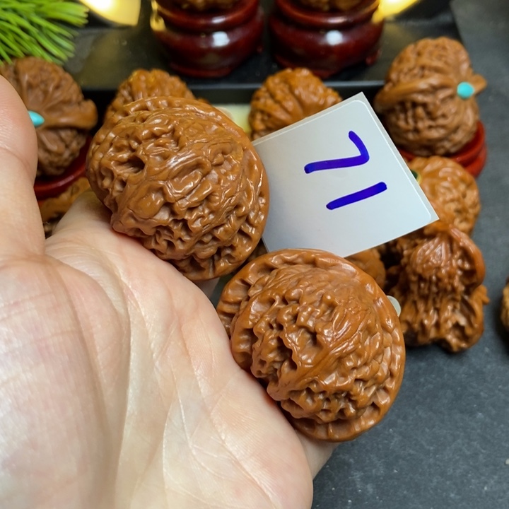 文玩核桃把件42宫灯71