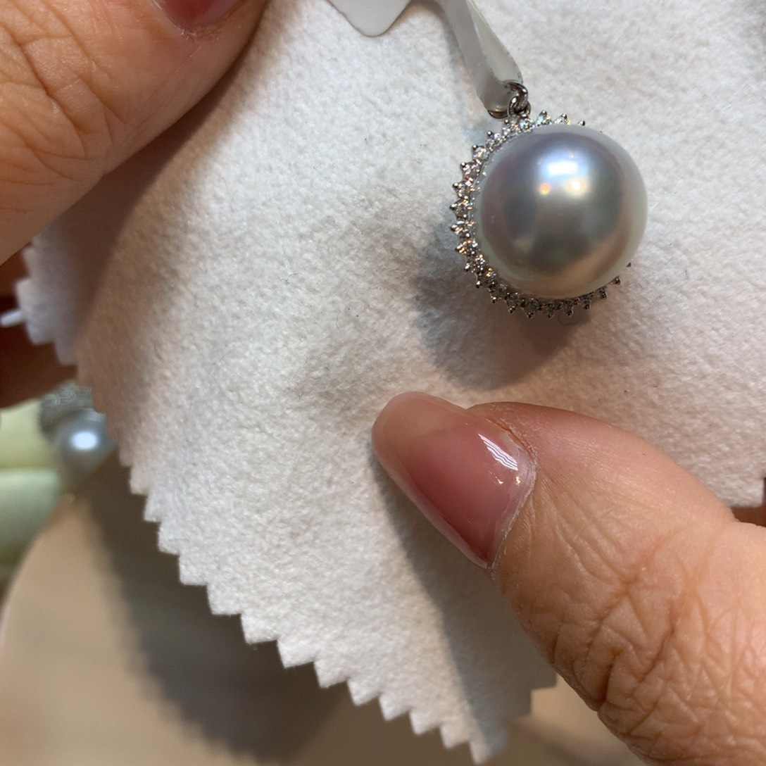 海水珍珠颈饰14K金镶嵌