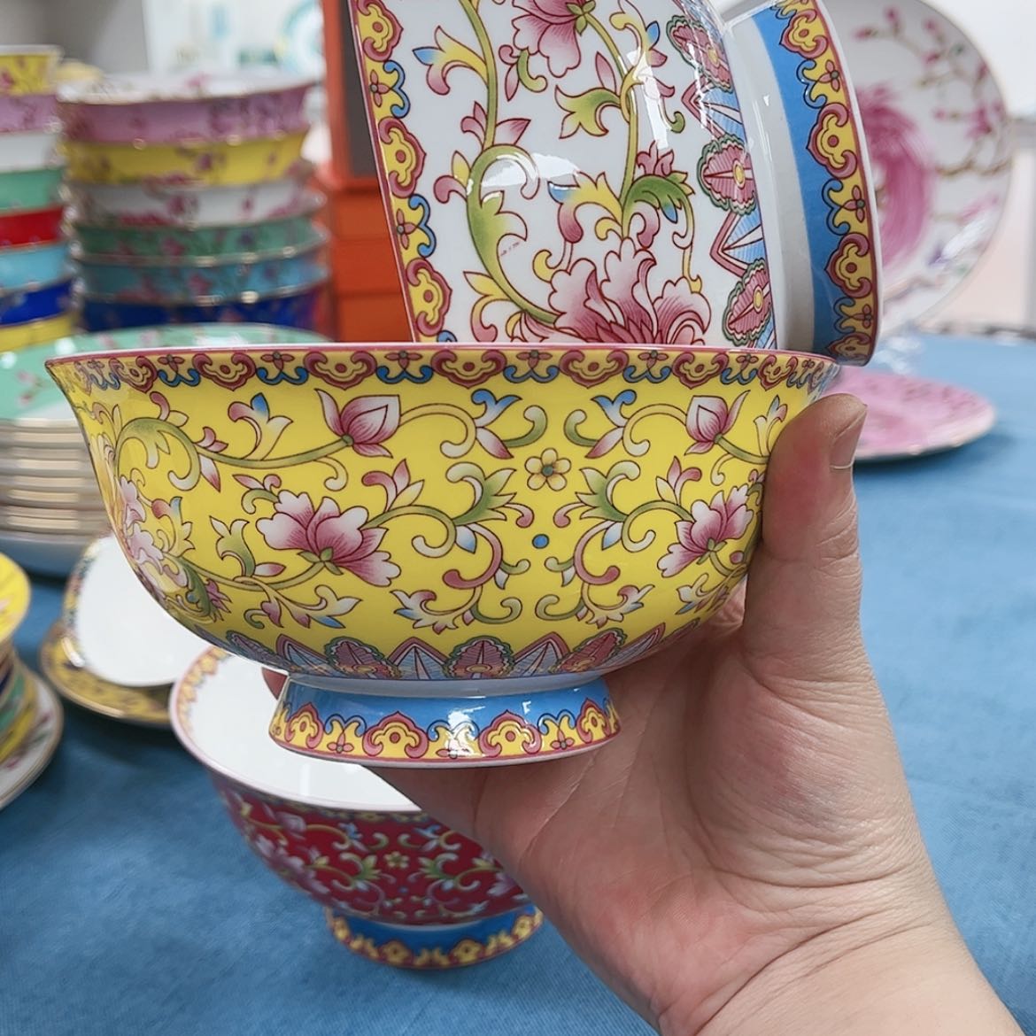 【闪购商品】骨瓷6英寸2混。。。。。。