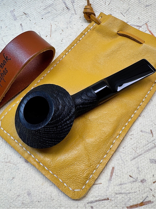 谢尔巴克橡木化石材质飞碟烟斗