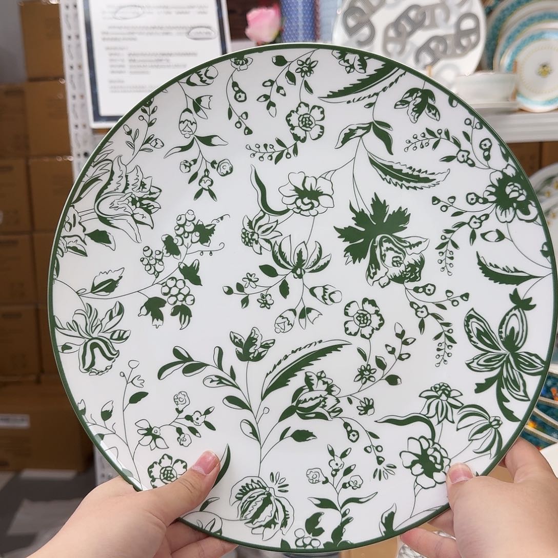 骨瓷高骨12英寸平盘30.5cm一个