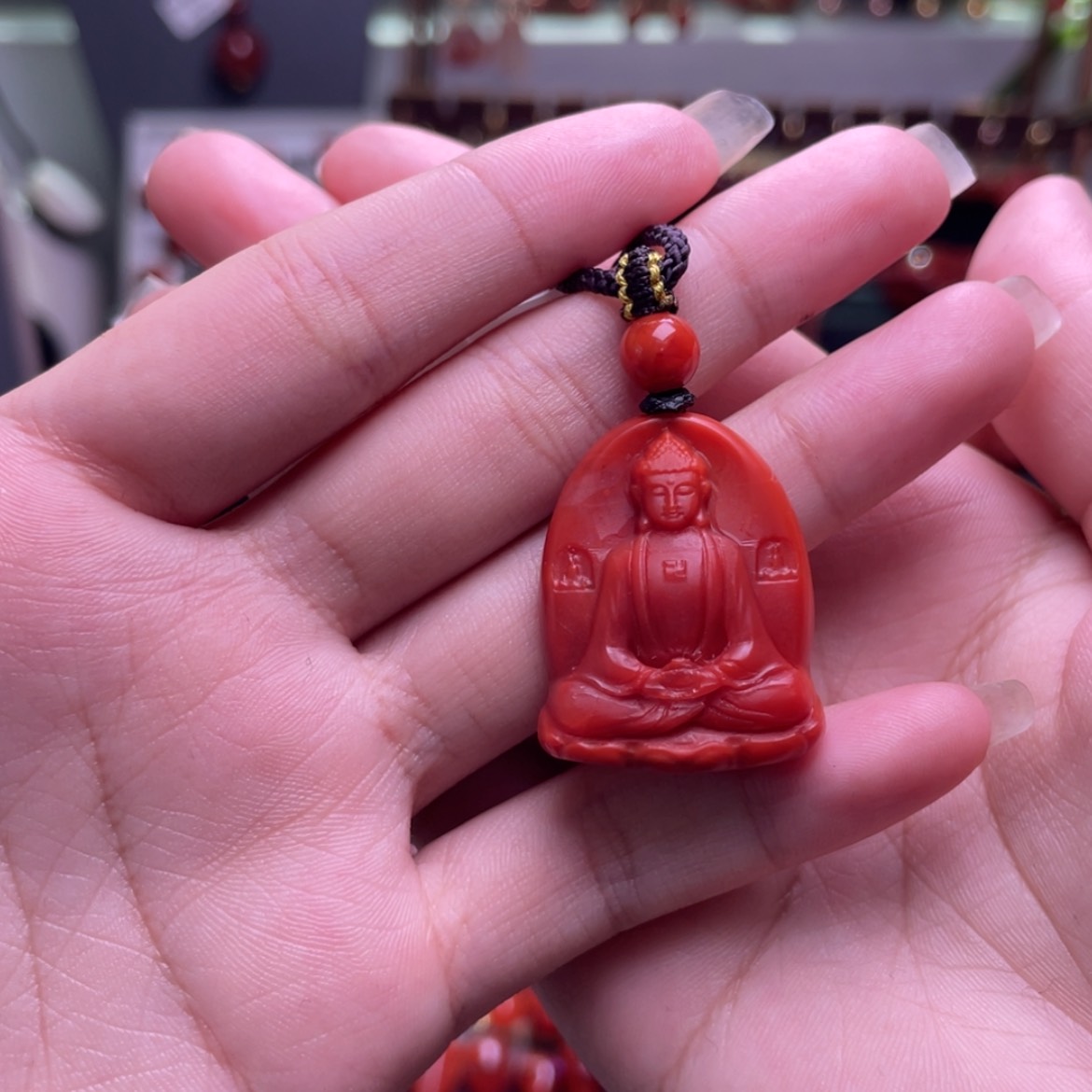 【闪购商品】未镶嵌阿弥陀佛吊坠南红玛瑙