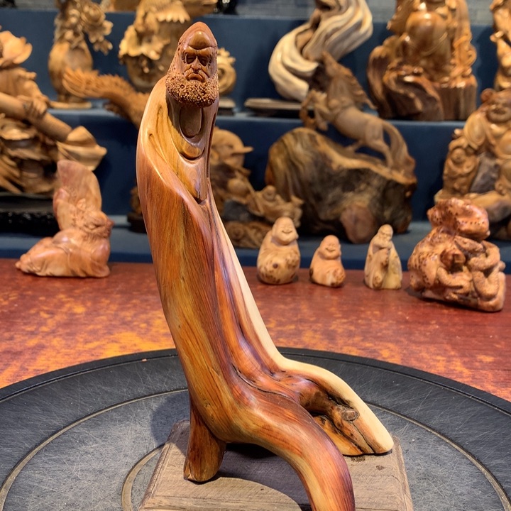 柏木（崖柏）根雕摆件