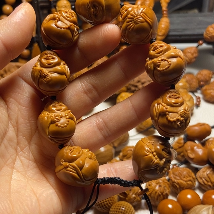 【闪购商品】橄榄核手串/手链灯泡弥勒
