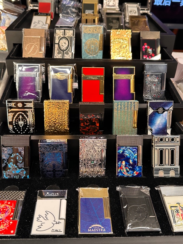 时尚个性纯铜纪念镜面蓝色侧滑打火机朗声商务送礼主播直播间拍