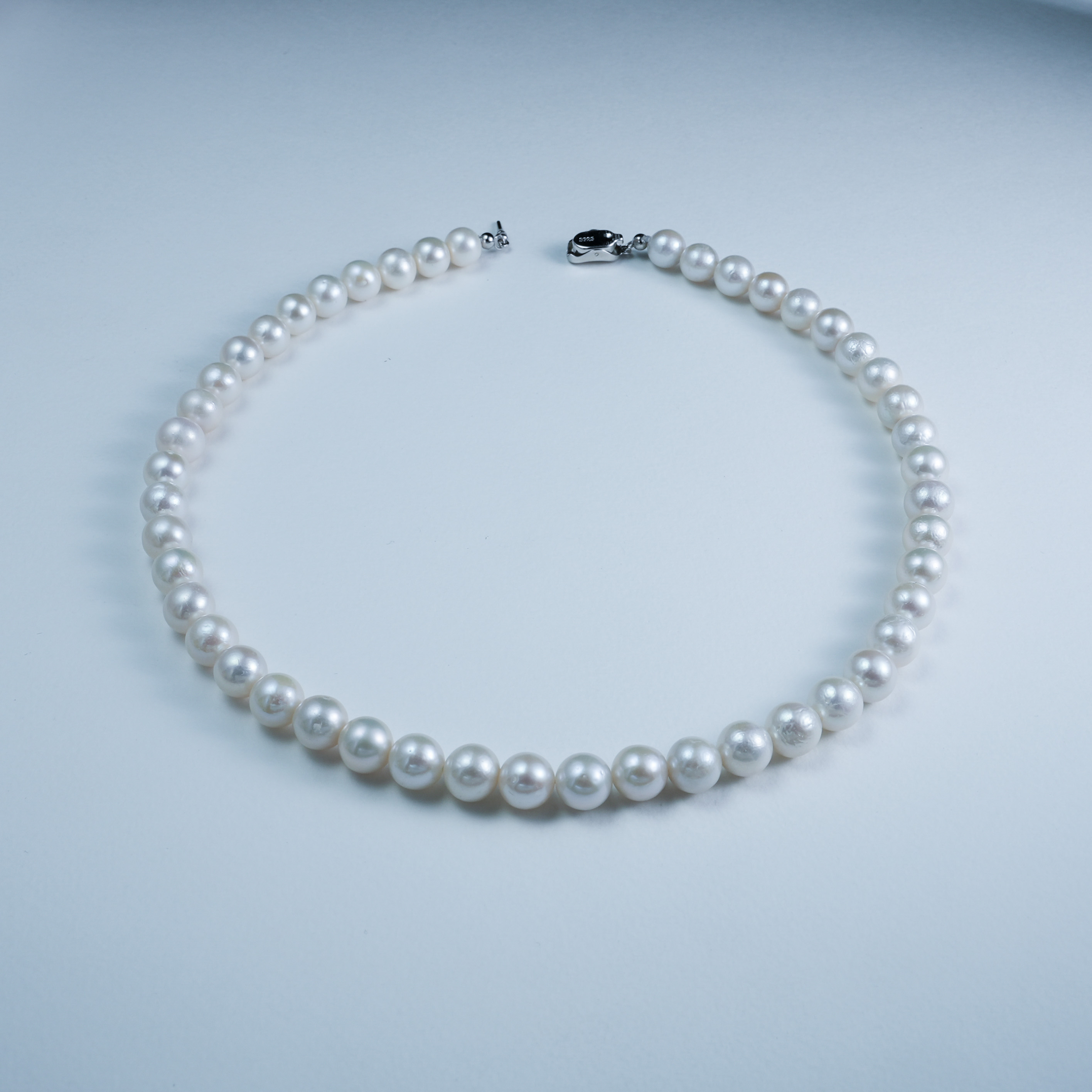 珍珠项链强光 8mm-9mm大点位