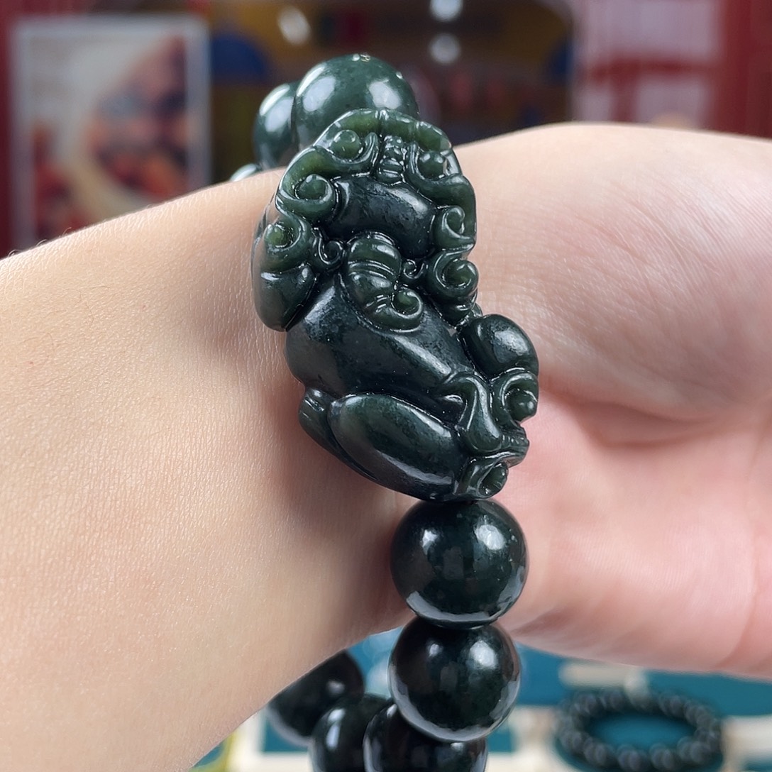 和田玉（青玉）未镶嵌手链