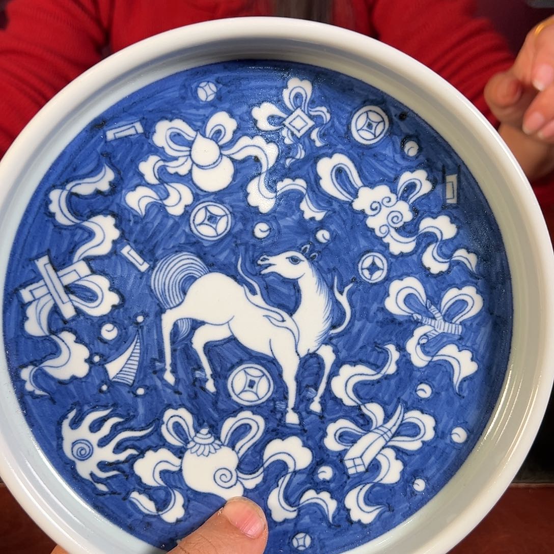 杯景德镇手工手绘陶瓷杯子