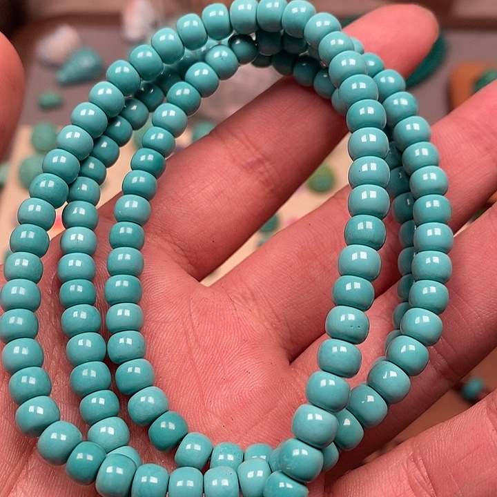 原生态湖北矿散珠配饰，尺寸6.3